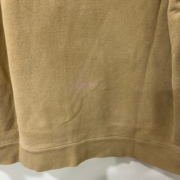Columbia Vintage Mens Sz Large Tan Fleece Crewneck Sweatshirt Gorpcore Y2K - Picture 7 of 7